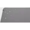 HP 200 Desinfizierbare Schreibtischmatte, Grau, Monochromatisch, Recyceltes Polyethylenterephthalat (rPET), Gummi, Rutschfeste Unterseite