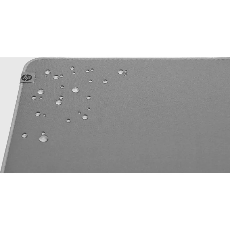 HP 200 Desinfizierbare Schreibtischmatte, Grau, Monochromatisch, Recyceltes Polyethylenterephthalat (rPET), Gummi, Rutschfeste Unterseite