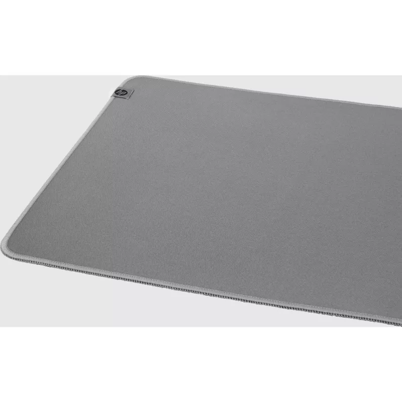 HP 200 Desinfizierbare Schreibtischmatte, Grau, Monochromatisch, Recyceltes Polyethylenterephthalat (rPET), Gummi, Rutschfeste Unterseite