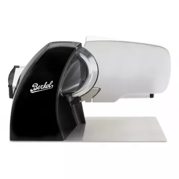 Elektrische Schneidemaschine Berkel Home Line 200 Plus – 190 W, max. Schnittstärke 1,8 cm, schwarzes Aluminium