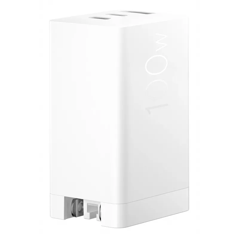Ladegerät ASUS 100W USB-C GaN Ladegerät Universal Weiß AC Schnellladung Indoor