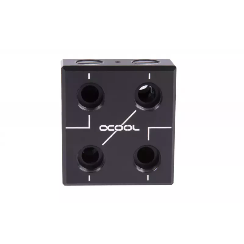 Wasserblock Alphacool 12993 Acetal Kupfer Nickel Schwarz 52mm 56mm 22.5mm