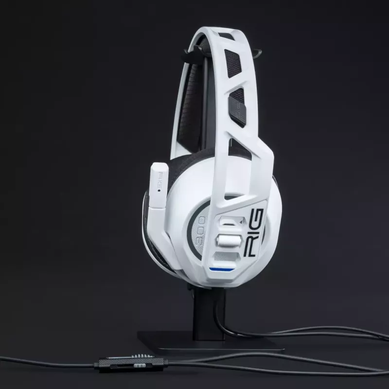 Headset nacon RIG 300 PRO HS – kabelgebundenes Kopfbügel-Gaming-Headset, ohrumschließend, 20–20000 Hz, 1,2 m Kabel, weiß
