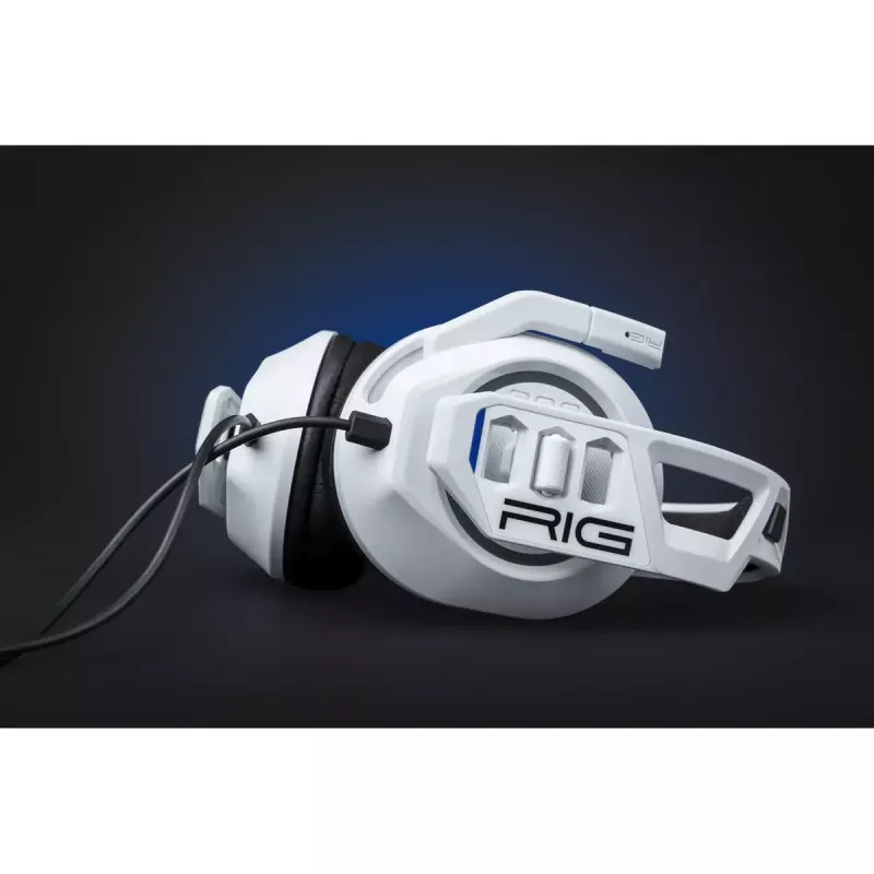 Headset nacon RIG 300 PRO HS – kabelgebundenes Kopfbügel-Gaming-Headset, ohrumschließend, 20–20000 Hz, 1,2 m Kabel, weiß