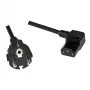 CEE 7-7/C13-Kupplung LogiLink 2m
