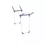 Bodenstehender Wäscheständer Leifheit Pegasus 120 Solid Compact, klappbar Metall/Kunststoff, 12 m Trockenfläche, 920×440×1490 mm
