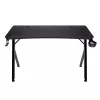 Schreibtisch Trust GXT 700 Omnius Schwarz Rechteckiger Metallrahmen 1200x600x740mm