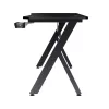 Schreibtisch Trust GXT 700 Omnius Schwarz Rechteckiger Metallrahmen 1200x600x740mm