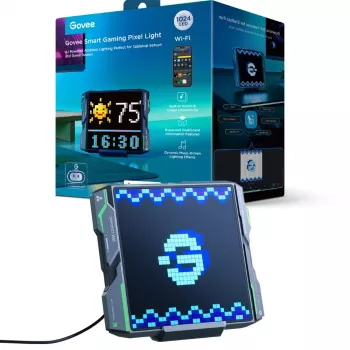 Tisch- und Pendel-Gaming-Pixellicht Govee H8630 mit 1024 LEDs, 2,4 GHz Wi‑Fi