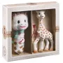 Geschenkset Sophie La Girafe 000012 – bunte Babyspielzeuge, 5 Stück, Rassel, griffig, ab 0 Monaten