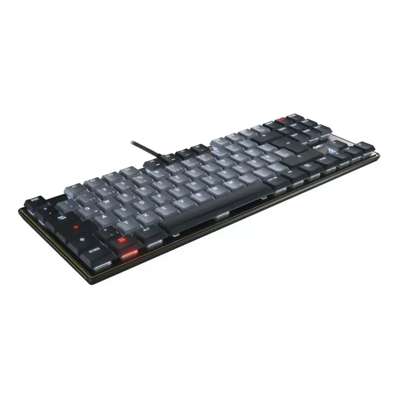 Cherry KC 500 MX LP TKL Tenkeyless USB QWERTZ Deutsch 88 Tasten Grau/Schwarz