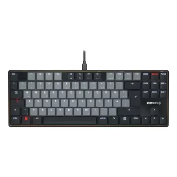 Cherry KC 500 MX LP TKL Tenkeyless USB QWERTZ Deutsch 88 Tasten Grau/Schwarz