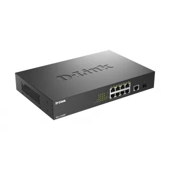 D-Link DGS-1010MP/E Netzwerk-Switch Unmanaged L2 Gigabit Ethernet (10/100/1000) Power over Ethernet (PoE) 1U Schwarz