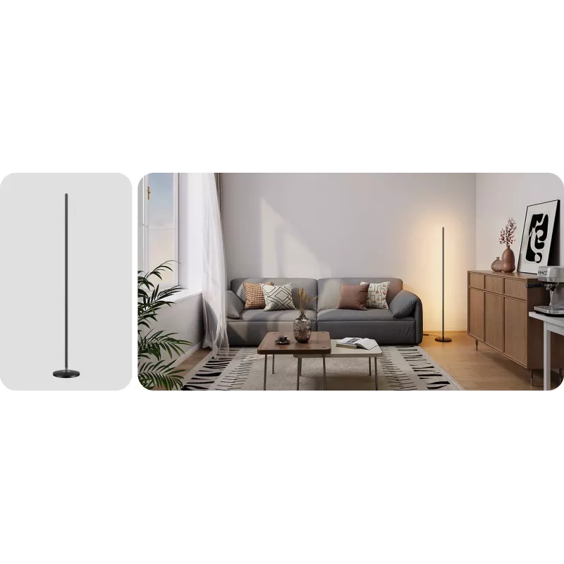 Stehlampe Govee Matter RGBICW H8076C13 — intelligente LED-Beleuchtung mit RGBIC und abstimmbarem Weiß