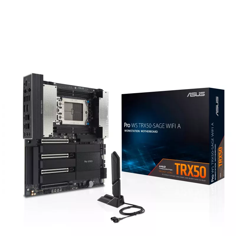 Motherboard ASUS PRO WS TRX50-SAGE WIFI A — AMD TRX50, Sockel sTR5, CEB, DDR5, Wi‑Fi 7