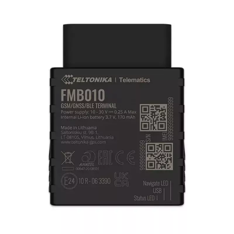 Car Tracker Teltonika FMB010 Schwarz