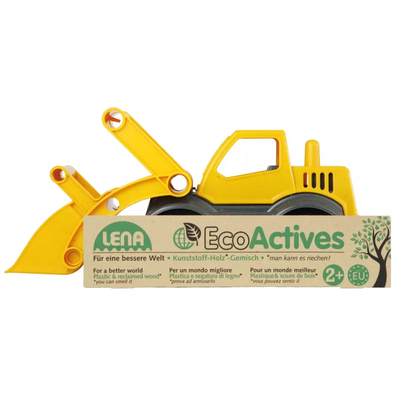 Lena EcoActives Earth Mover, Traktor, 2 Jahr(e), Kunststoff, Holz, Schwarz, Grau, Gelb
