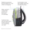 Rucksack HP 39,62 cm (15,6 Zoll) Active Backpack Grau/Neongelb