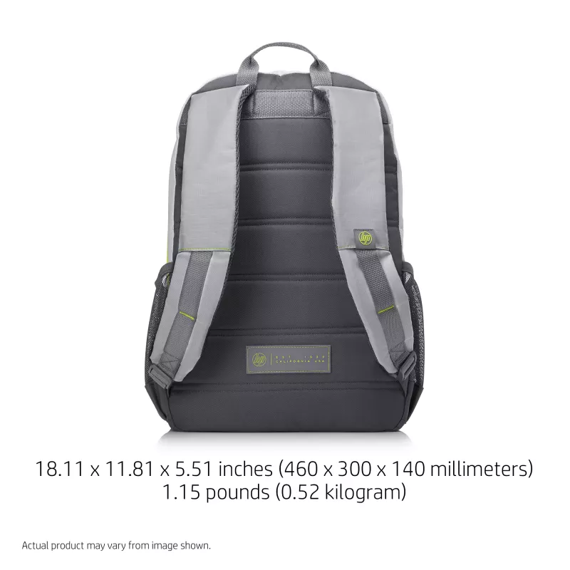 Rucksack HP 39,62 cm (15,6 Zoll) Active Backpack Grau/Neongelb