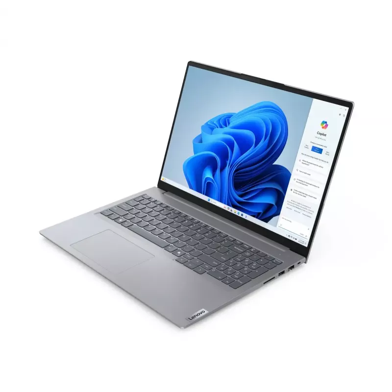 Lenovo ThinkBook 16 G7 ARP AMD Ryzen™ 7 7735HS Laptop 40,6 cm (16 Zoll) WUXGA 16 GB DDR5-SDRAM 1 TB SSD Wi-Fi 6E (802.11ax) Windows 11 Pro Grau