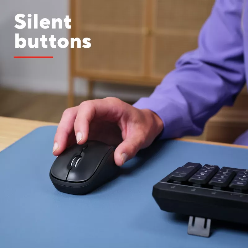 Trust Yvi+ Maus Universal Beidhändig RF Wireless + Bluetooth Optisch 1600 DPI