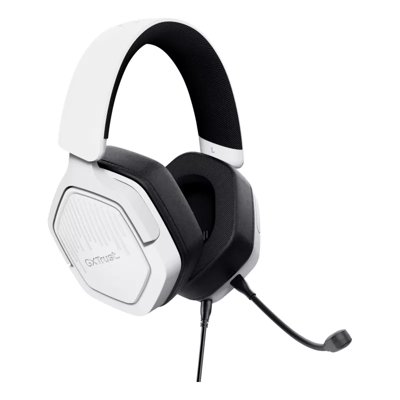 Trust GXT492W Carus Headset Verkabelt Kopfband Gaming Weiß
