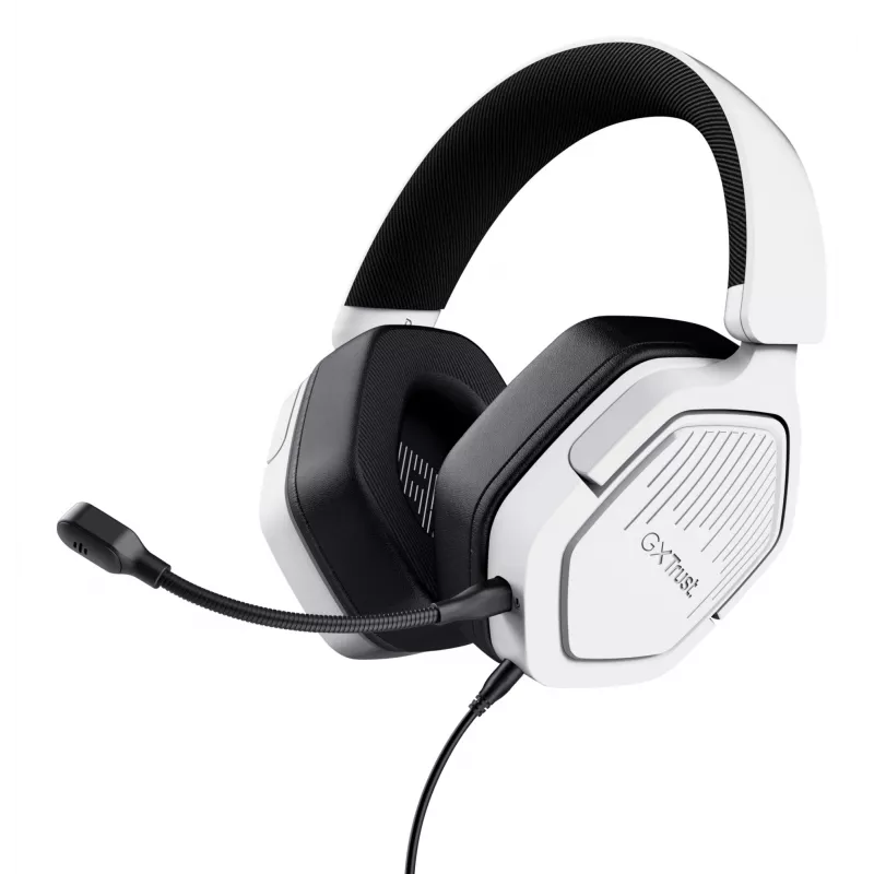 Trust GXT492W Carus Headset Verkabelt Kopfband Gaming Weiß