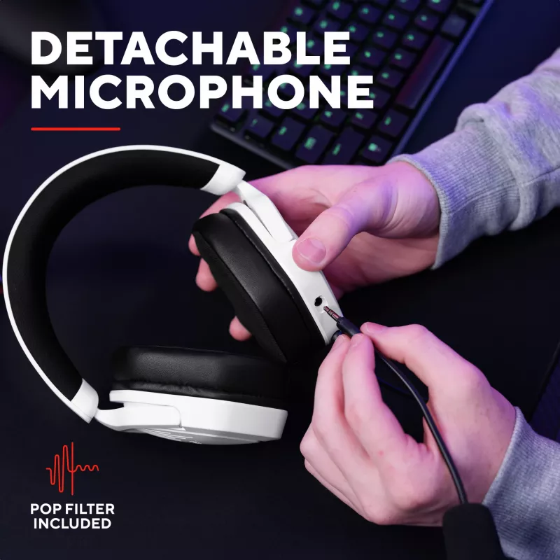 Trust GXT492W Carus Headset Verkabelt Kopfband Gaming Weiß