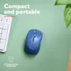 Trust Yvi+ Maus Universal Beidhändig RF Wireless + Bluetooth Optisch 1600 DPI