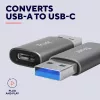 Trust Calyx USB Type-C USB Type-A Grau Anschluss 1 USB Type-C Anschluss 2 USB Type-A