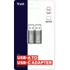Trust Calyx USB Type-C USB Type-A Grau Anschluss 1 USB Type-C Anschluss 2 USB Type-A