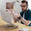Laptop-Ständer Techly ICA-TBL 134TY Silber Aluminium Höhe 55-155mm