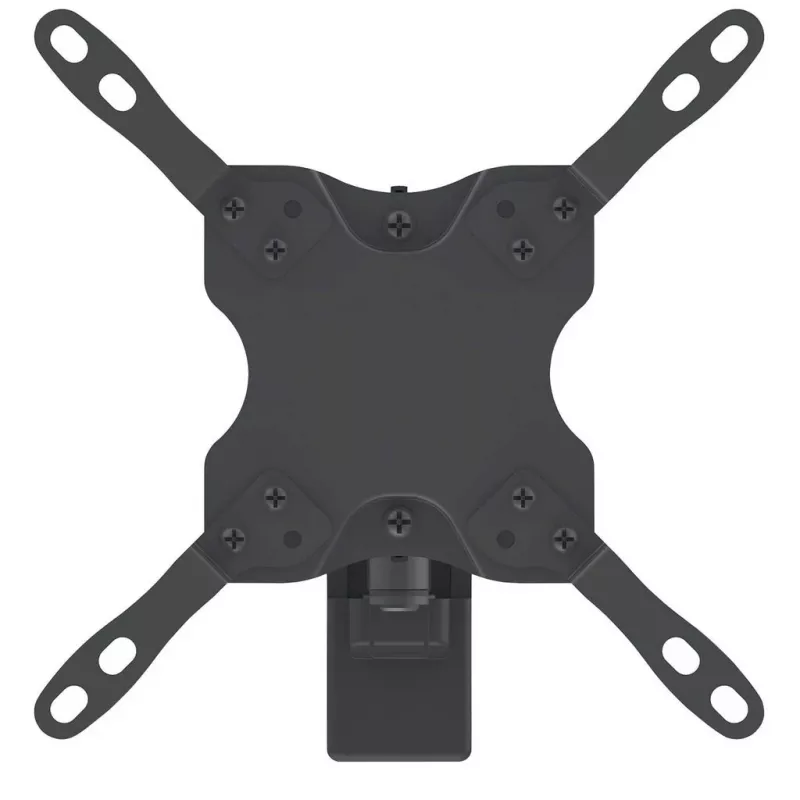 Manhattan Wandhalterung für Fernseher & Monitore (Full-Motion), Für Bildschirme 13 Zoll bis 42 Zoll, VESA-Kompatibilität: alle zwischen 75x75 mm und 200x200 mm – überprüfen Sie die Abmessungen der vier Befestigungslöcher auf der Rückseite des Bildschirms, um die Passform sicherzustellen, Max. 20 kg, Schwarz, Halterung