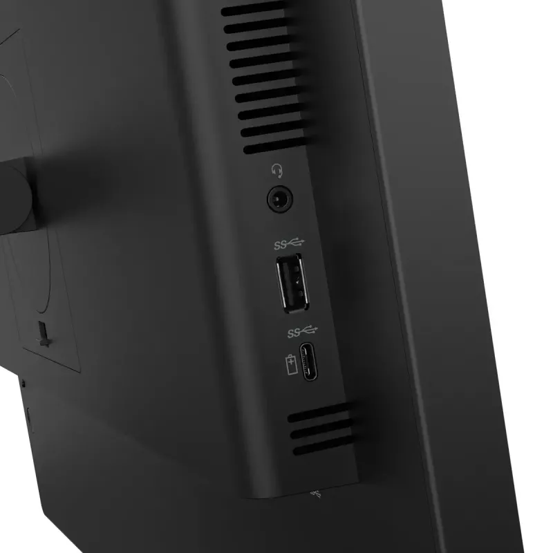 Monitor Lenovo ThinkVision T27QD-4v 27 Zoll (68,6 cm) Quad HD 2560×1440 IPS LCD, 6 ms, 350 cd/m², USB-Hub, Lautsprecher, VESA, höhenverstellbar