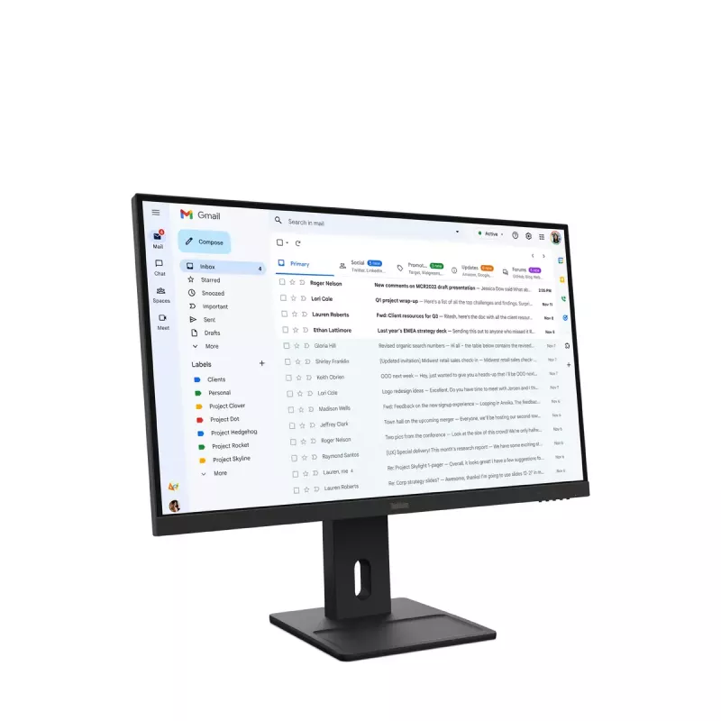 Monitor Lenovo ThinkVision E27-40 27 Zoll Full HD 1920 x 1080 6 ms