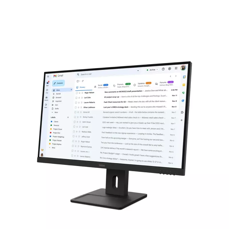 Monitor Lenovo ThinkVision E27-40 27 Zoll Full HD 1920 x 1080 6 ms