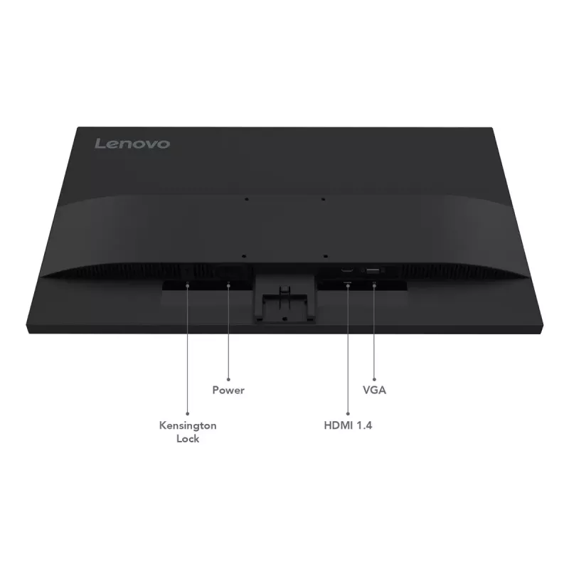 27-Zoll Lenovo ThinkVision S27-4e Monitor, 1920×1080 Full HD, IPS, 6 ms, 300 cd/m², VESA, schwarz
