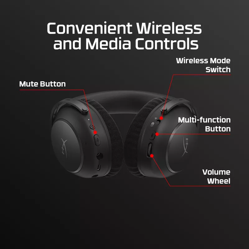 HyperX Cloud Alpha 2 – Kabelloses Gaming-Headset