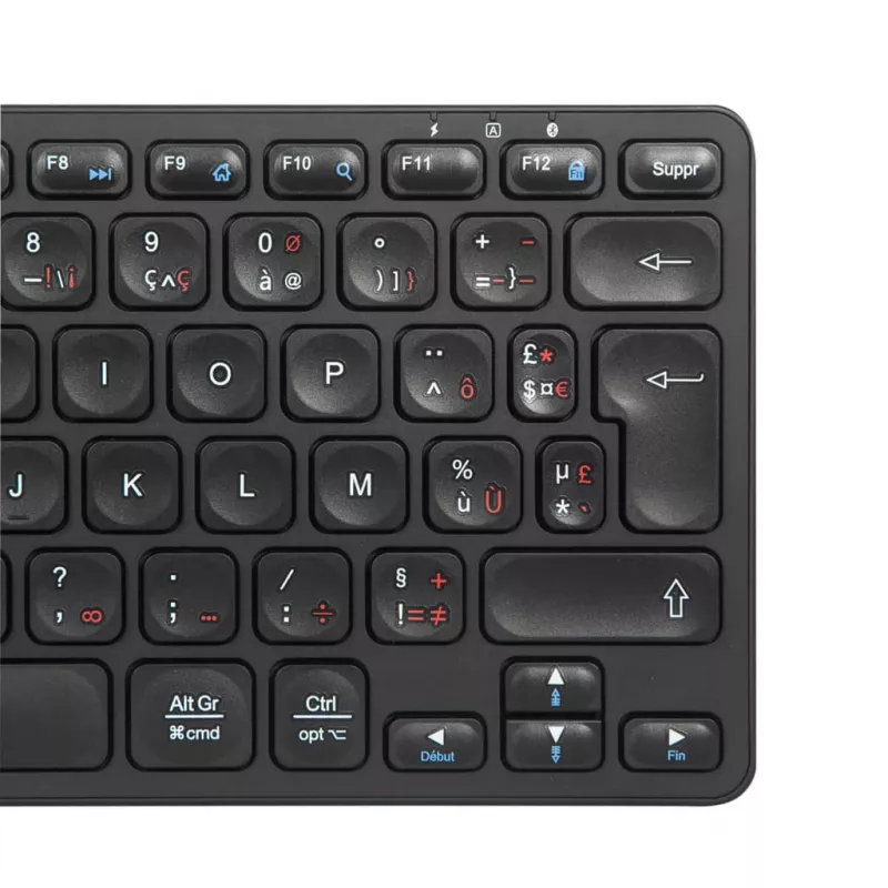 Kabellose Bluetooth-Tastatur Targus AKB862FR — Französisches AZERTY, Schwarz