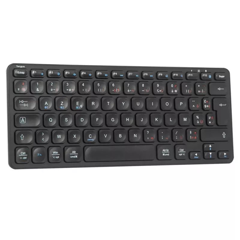 Kabellose Bluetooth-Tastatur Targus AKB862FR — Französisches AZERTY, Schwarz