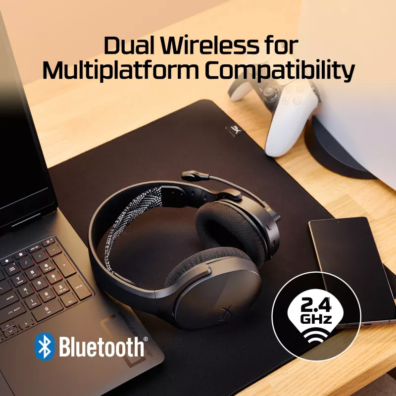 HyperX Cloud Jet - Kabelloses Gaming-Headset (Hellblau)