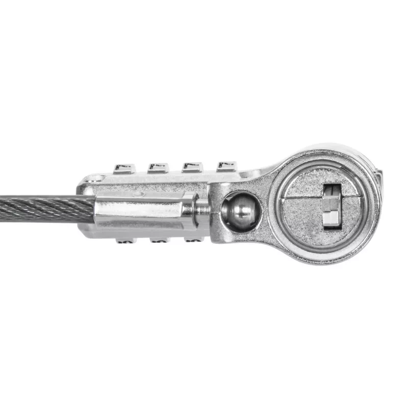 Targus ASP96GLX-S Kabelschloss Silber 2m Zahlenschloss