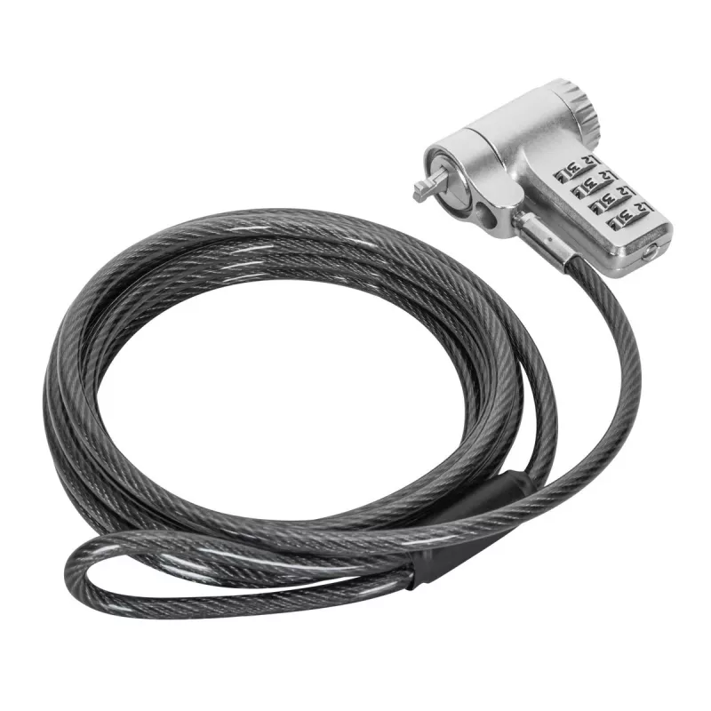 Targus ASP96GLX-S Kabelschloss Silber 2m Zahlenschloss
