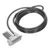 Targus ASP96GLX-S Kabelschloss Silber 2m Zahlenschloss