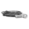 Targus ASP96GLX-S Kabelschloss Silber 2m Zahlenschloss