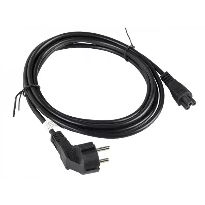 Stromkabel Lanberg CA-C5CA-11CC-003-BK 3m C5-Kupplung CEE7/7