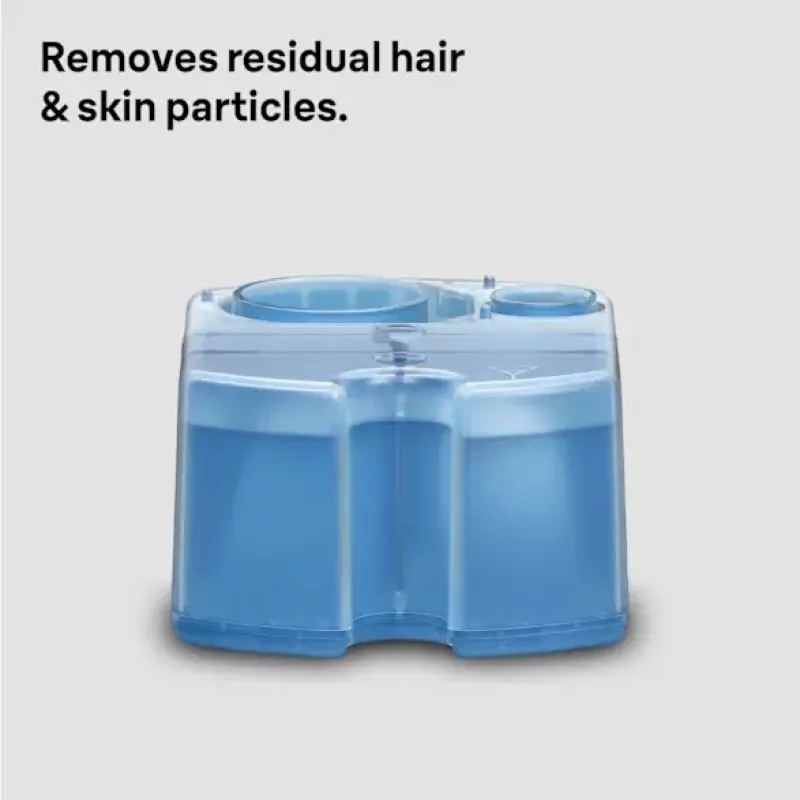 Reinigungskartusche BRAUN 3in1 ShaveCare Kartusche 8 Stück (Blau) für Braun Rasierer