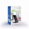 Mobiles Ladegerät Gembird EG-WPC10-02 Kabelloses Laden Smartphone Schwarz