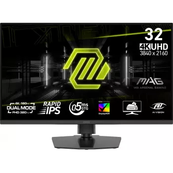 MSI MAG 322URDF E16 Computer Monitor 80 cm (31,5 Zoll) 3840 x 2160 Pixel 4K Ultra HD Schwarz