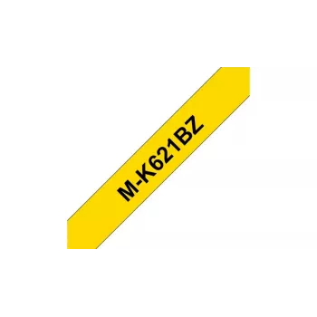 Brother M-K621BZ Beschriftungsband Schwarz auf Gelb